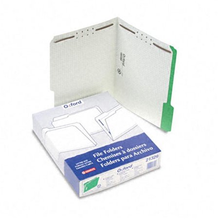 ESSELTE PENDAFLEX CORPORATION Esselte Pendaflex 21329 Folders With Embossed Fasteners  1/3 Cut  Top Tab  Letter  Green  50/Box 21329